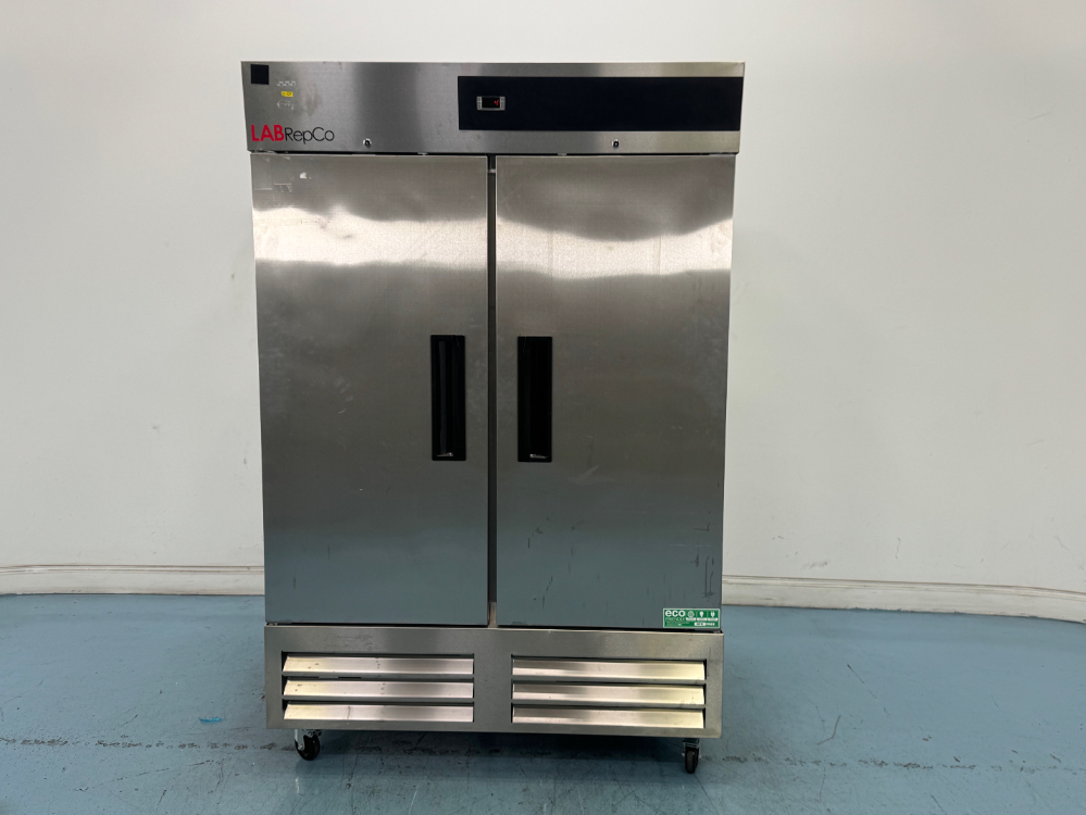 Image of LabRepCo Double Door Stainless Steel Refrigerator